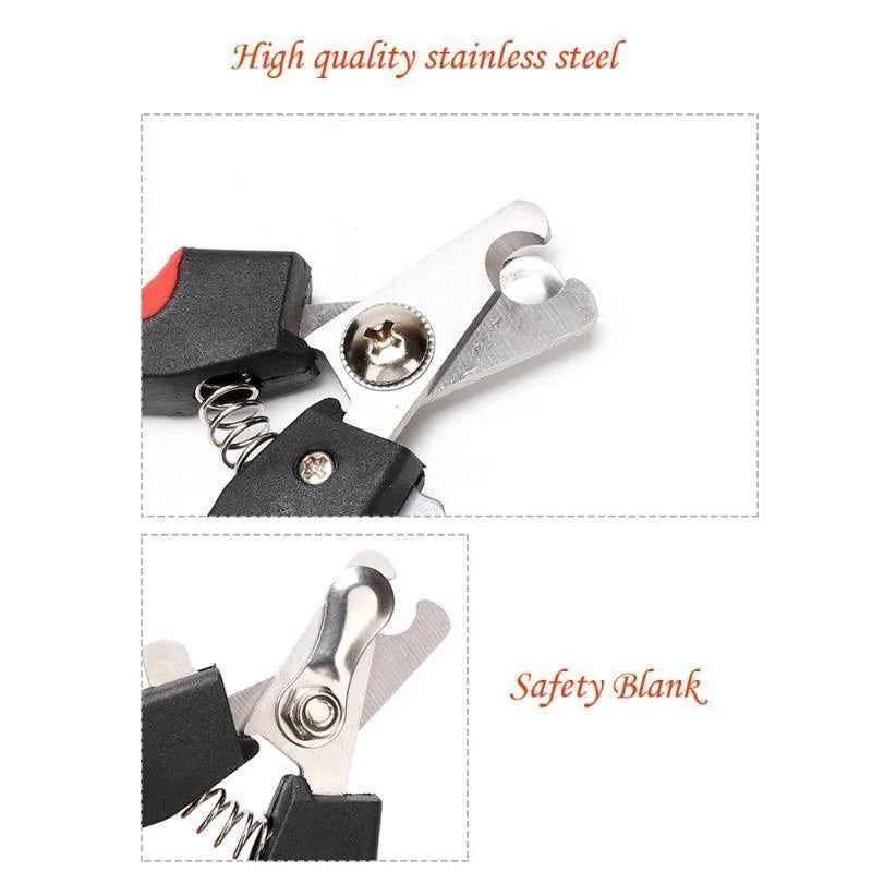 Premium Pet Nail Clippers for Dogs and Cats - Safe and Easy Grooming Tool for Claw Care