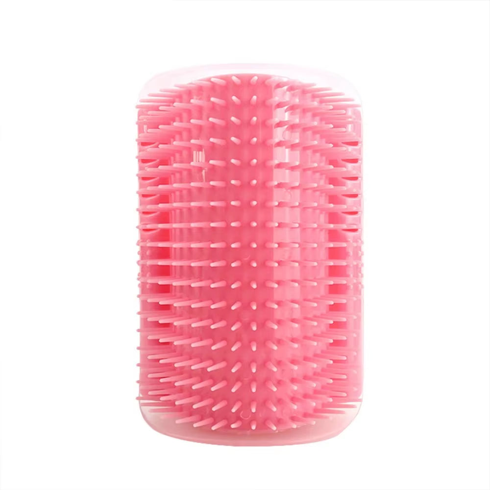 Softer Cat Self-Groomer Brush with Catnip - Playful Massage Comb & Face Scratcher for Kittens and Puppies