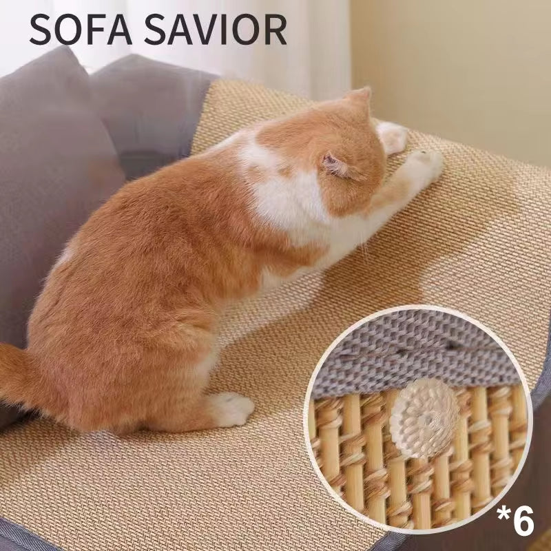 Ultimate Cat Scratch Sofa Protector - Durable Scratch Board & Paw Sharpening Mat for Happy Cats!