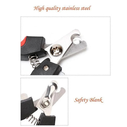 Premium Pet Nail Clippers for Dogs and Cats - Safe and Easy Grooming Tool for Claw Care