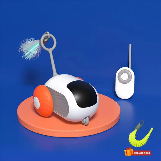 Interactive Smart Cat Toy Car - Automatic Rolling Remote Control Ball for Indoor Fun!