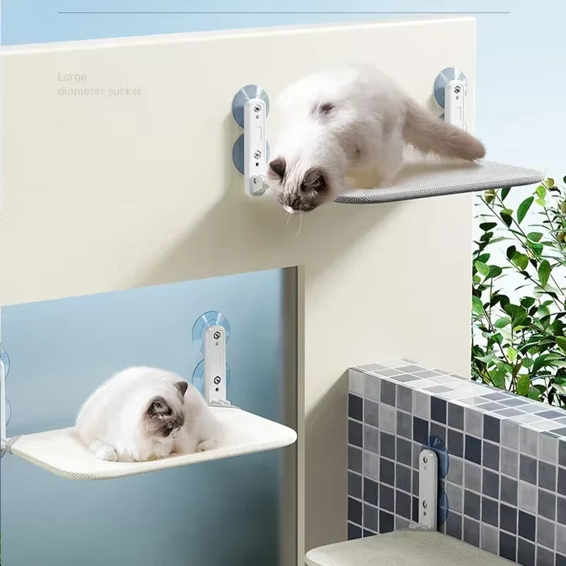 Foldable Cat Hammock for Windowsill - Breathable Bed for Cats up to 10KG - Perfect Cat Accessory!