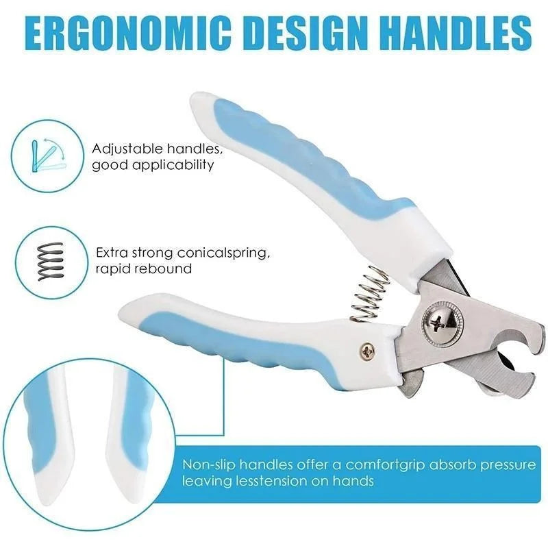 Premium Pet Nail Clippers for Dogs and Cats - Safe and Easy Grooming Tool for Claw Care