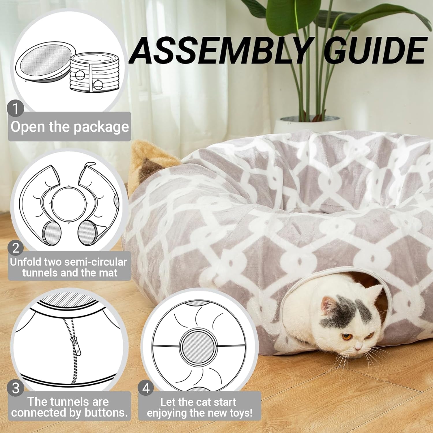 Large Cat Tunnel Bed 