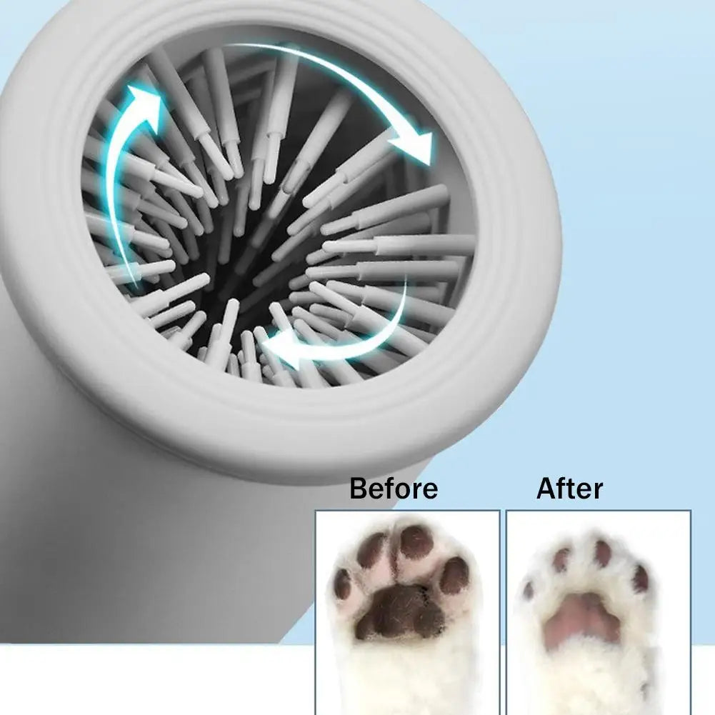 Ultimate Portable Dog Paw Washer - Automatic Electric Cleaner & Massager for Small to Medium Pets - USB Rechargeable