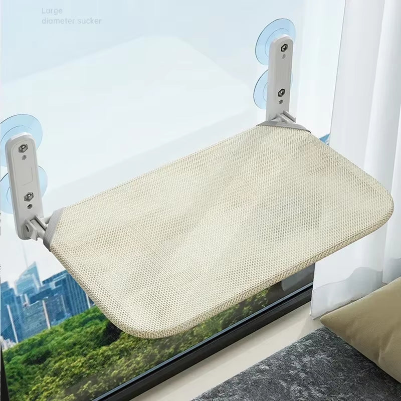 Foldable Cat Hammock for Windowsill - Breathable Bed for Cats up to 10KG - Perfect Cat Accessory!